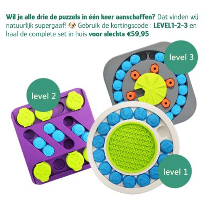 Mister Mill Puzzel Level 1 2 en 3 met kortingscode