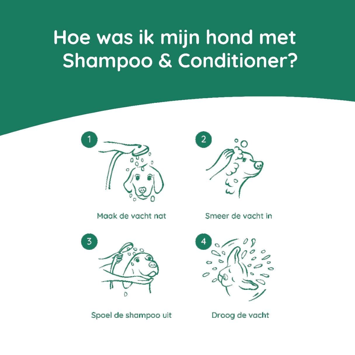Instructie Shampoo en conditioner